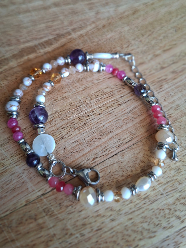 Multifunctional Back / Choker Piece - Mardi Gras