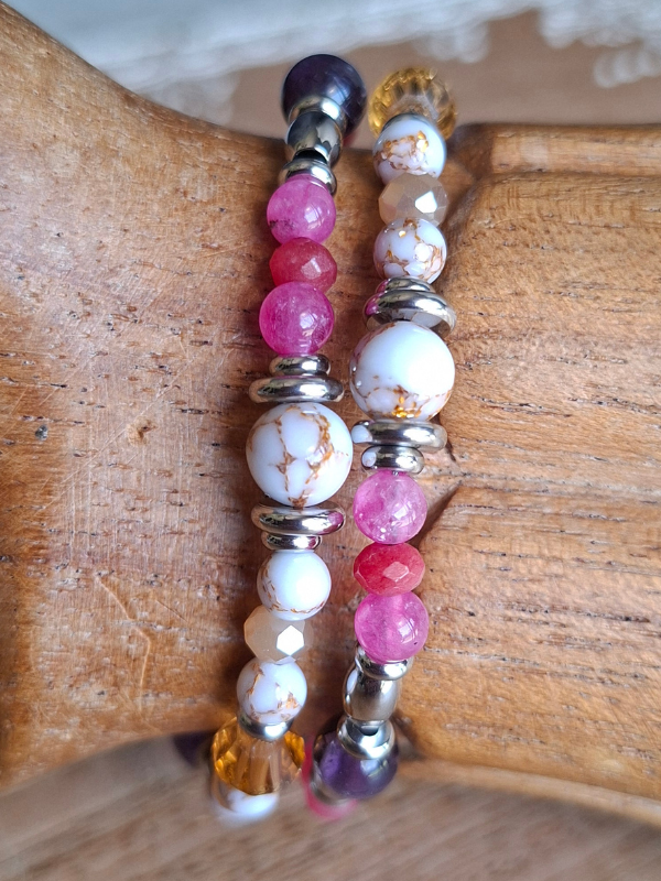 Multifunctional Back / Choker Piece - Mardi Gras
