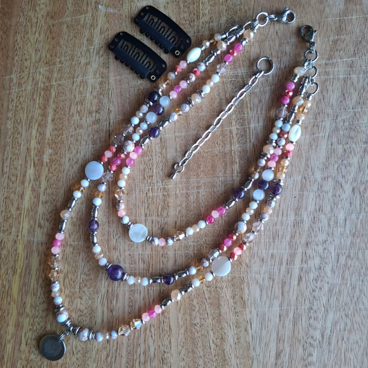 Multifunctional Head/Neck/Back Piece - Mardi Gras
