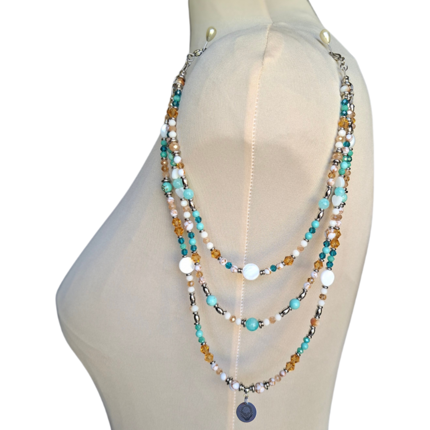 Multifunctional Head/Neck/Back Piece - Mystic Lagoon